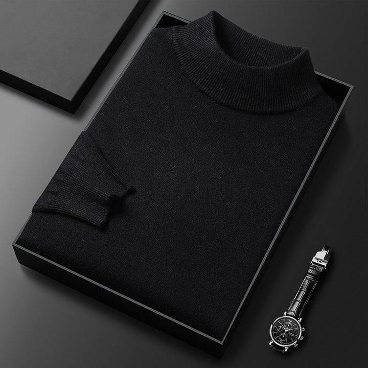 Ryan Pull Homme Hiver Col Mi-Montant Maille Chaude et Style Élégant, vue 8