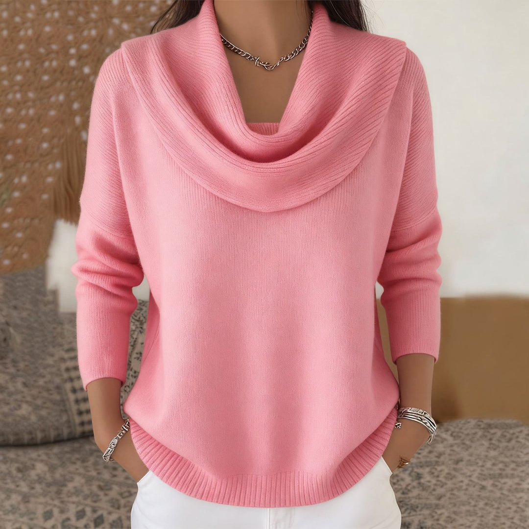 Pull à Col Gracieux pour femme, vue 3