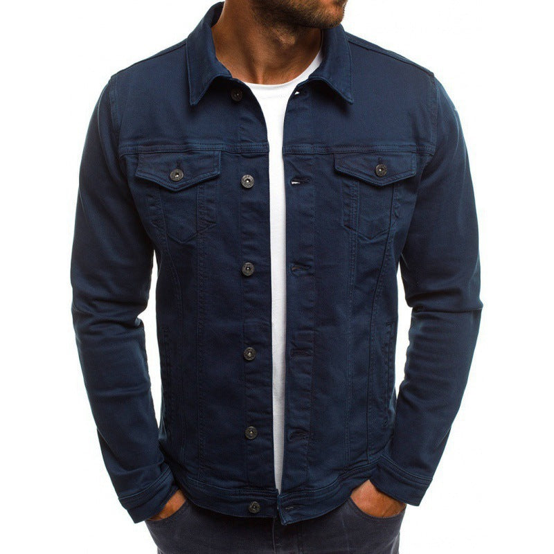 Ethan Veste en Jean Homme Classique Moderne en Denim avec Poches, vue 5