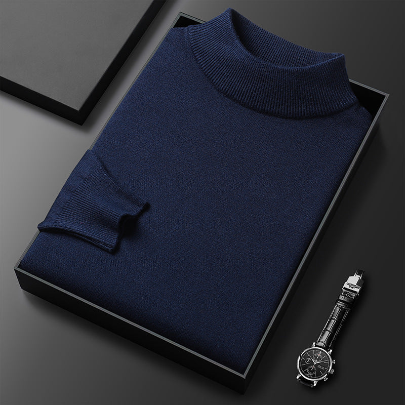 Ryan Pull Homme Hiver Col Mi-Montant Maille Chaude et Style Élégant, vue 17