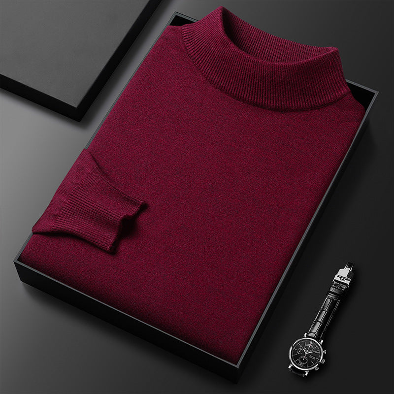 Ryan Pull Homme Hiver Col Mi-Montant Maille Chaude et Style Élégant, vue 18