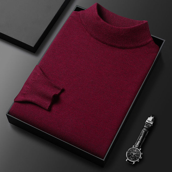 Ryan Pull Homme Hiver Col Mi-Montant Maille Chaude et Style Élégant, vue 18