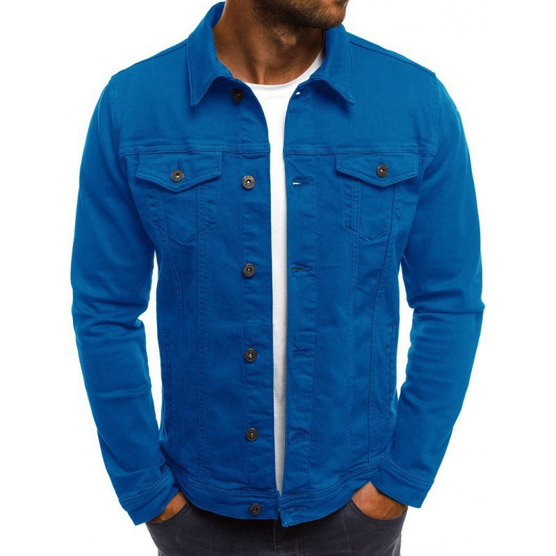 Ethan Veste en Jean Homme Classique Moderne en Denim avec Poches, vue 4