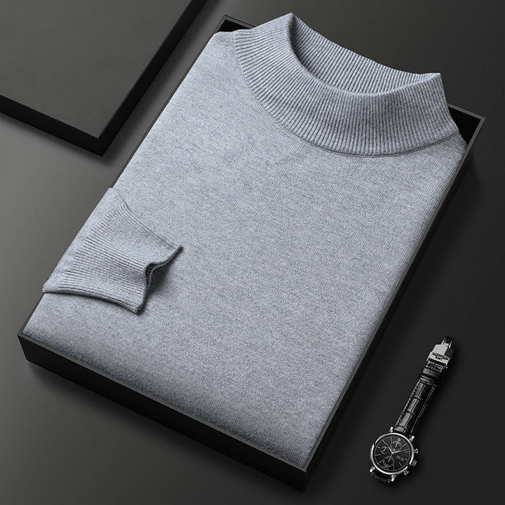 Ryan Pull Homme Hiver Col Mi-Montant Maille Chaude et Style Élégant, vue 9
