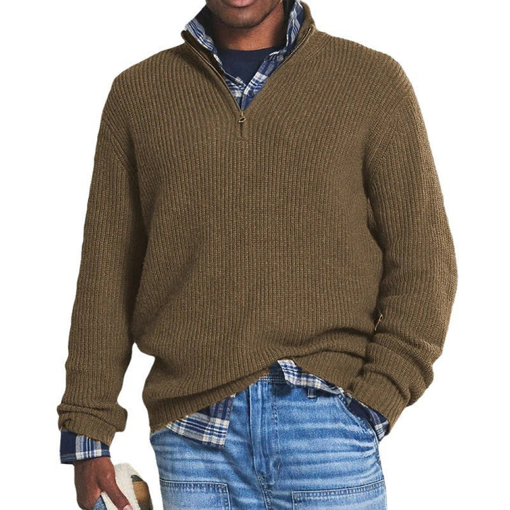 Jérôme Pull Homme en Coton Sweat Zippé Confortable & Élégant pour Tous les Jours, vue 5