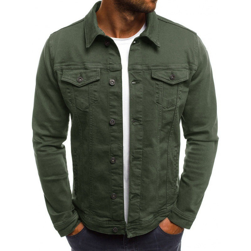 Ethan Veste en Jean Homme Classique Moderne en Denim avec Poches, vue 6