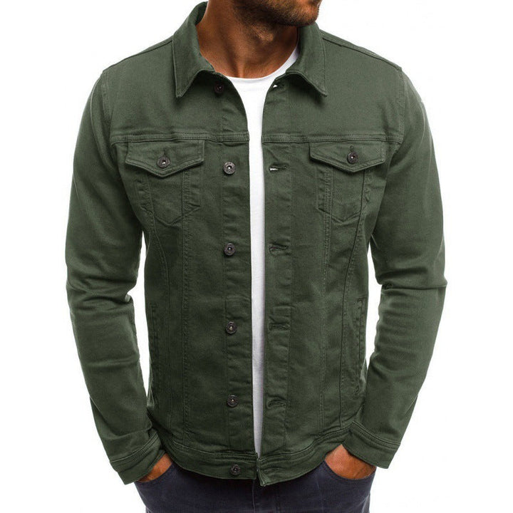 Ethan Veste en Jean Homme Classique Moderne en Denim avec Poches, vue 6