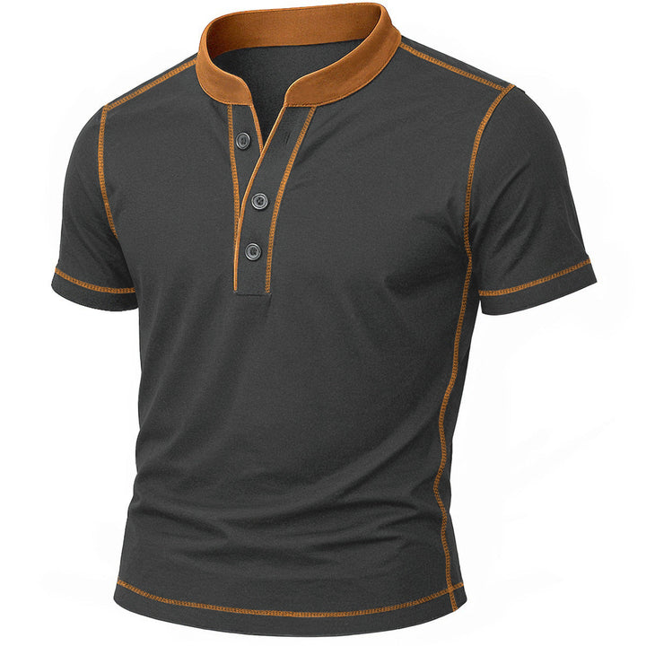 CHEMISE HENLEY AVEC BORD EMBER