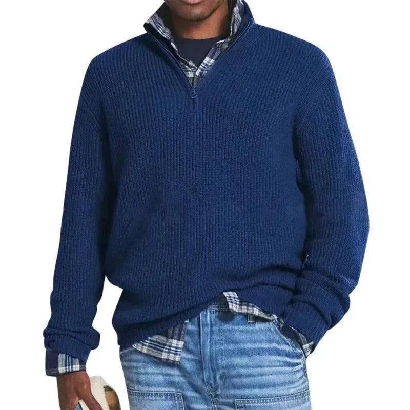 Jérôme Pull Homme en Coton Sweat Zippé Confortable & Élégant pour Tous les Jours, vue 2