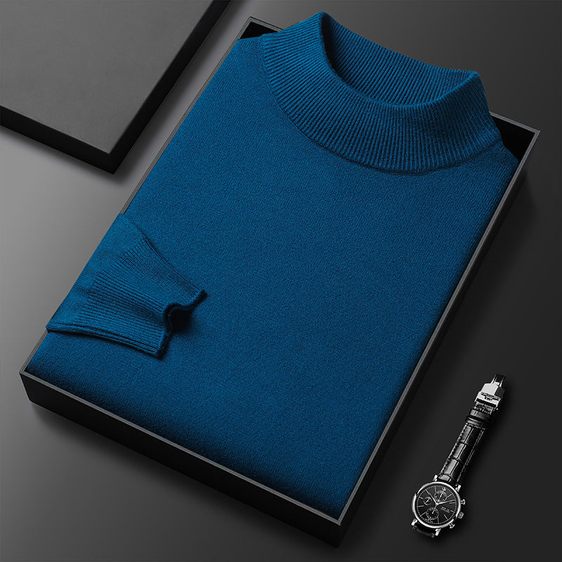 Ryan Pull Homme Hiver Col Mi-Montant Maille Chaude et Style Élégant, vue 4