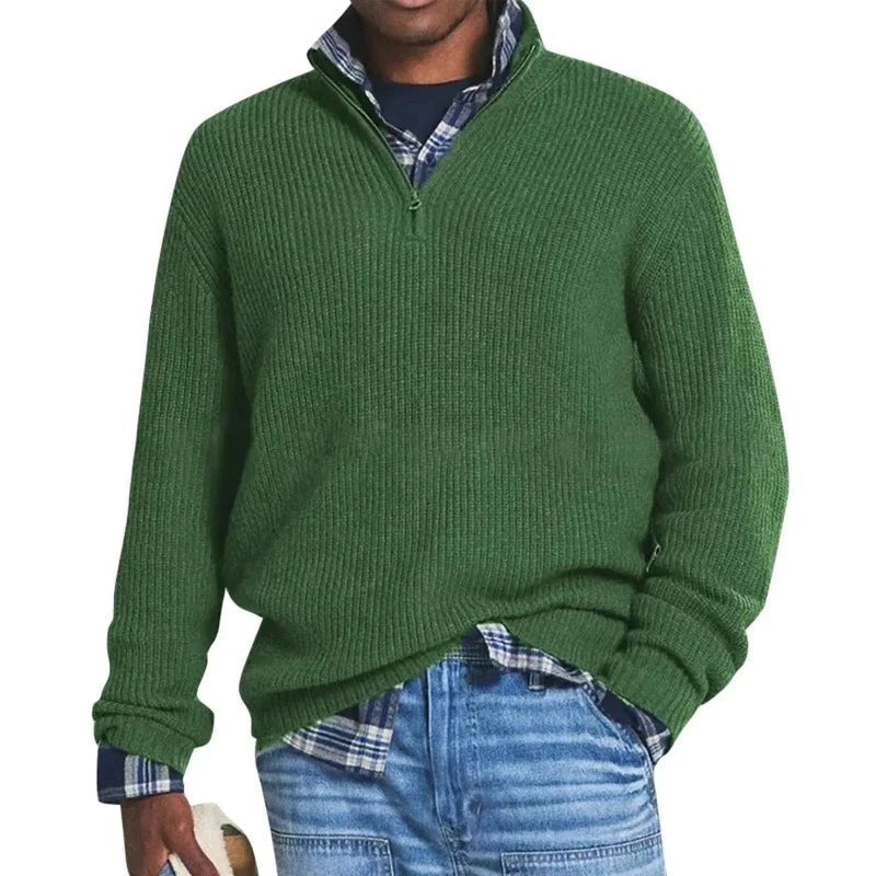 Jérôme Pull Homme en Coton Sweat Zippé Confortable & Élégant pour Tous les Jours, vue 8