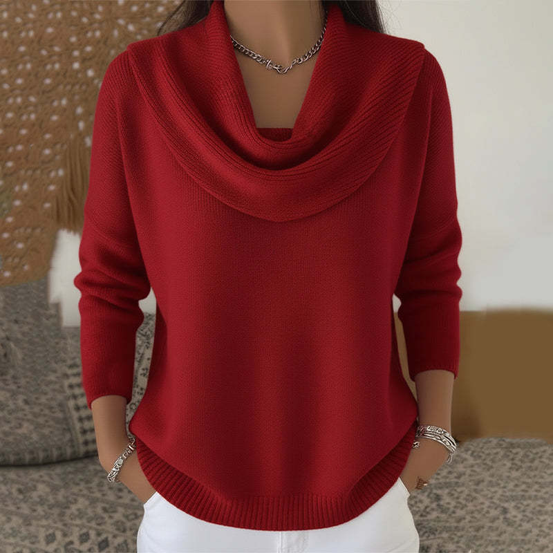 Pull à Col Gracieux pour femme, vue 2