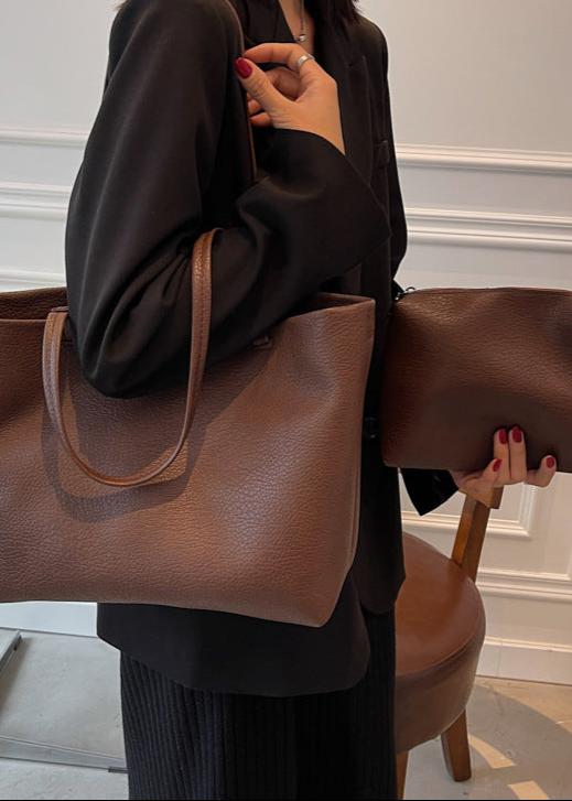 Reyna Sac Cabas Femme Design Minimaliste Spacieux en Simili-Cuir Durable, vue 10