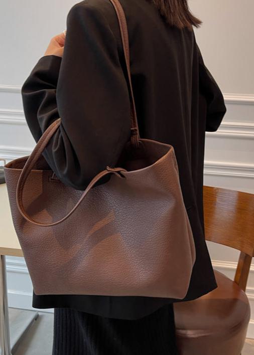 Reyna Sac Cabas Femme Design Minimaliste Spacieux en Simili-Cuir Durable, vue 11