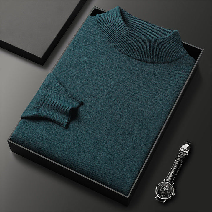 Ryan Pull Homme Hiver Col Mi-Montant Maille Chaude et Style Élégant, vue 14