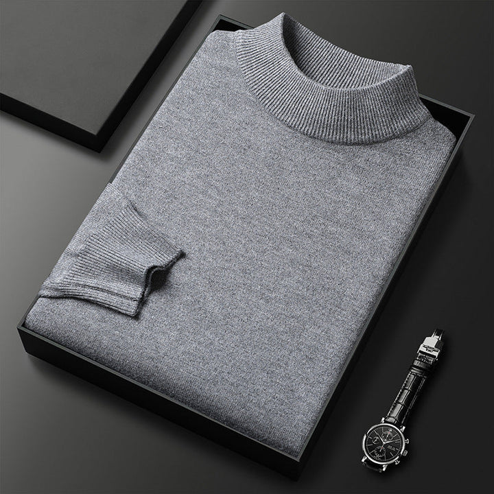 Ryan Pull Homme Hiver Col Mi-Montant Maille Chaude et Style Élégant, vue 6