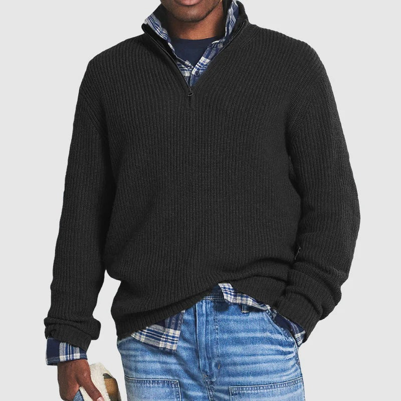 Jérôme Pull Homme en Coton Sweat Zippé Confortable & Élégant pour Tous les Jours, vue 11