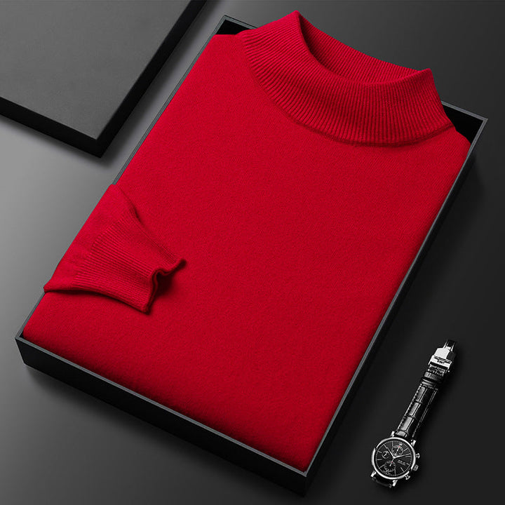 Ryan Pull Homme Hiver Col Mi-Montant Maille Chaude et Style Élégant, vue 16