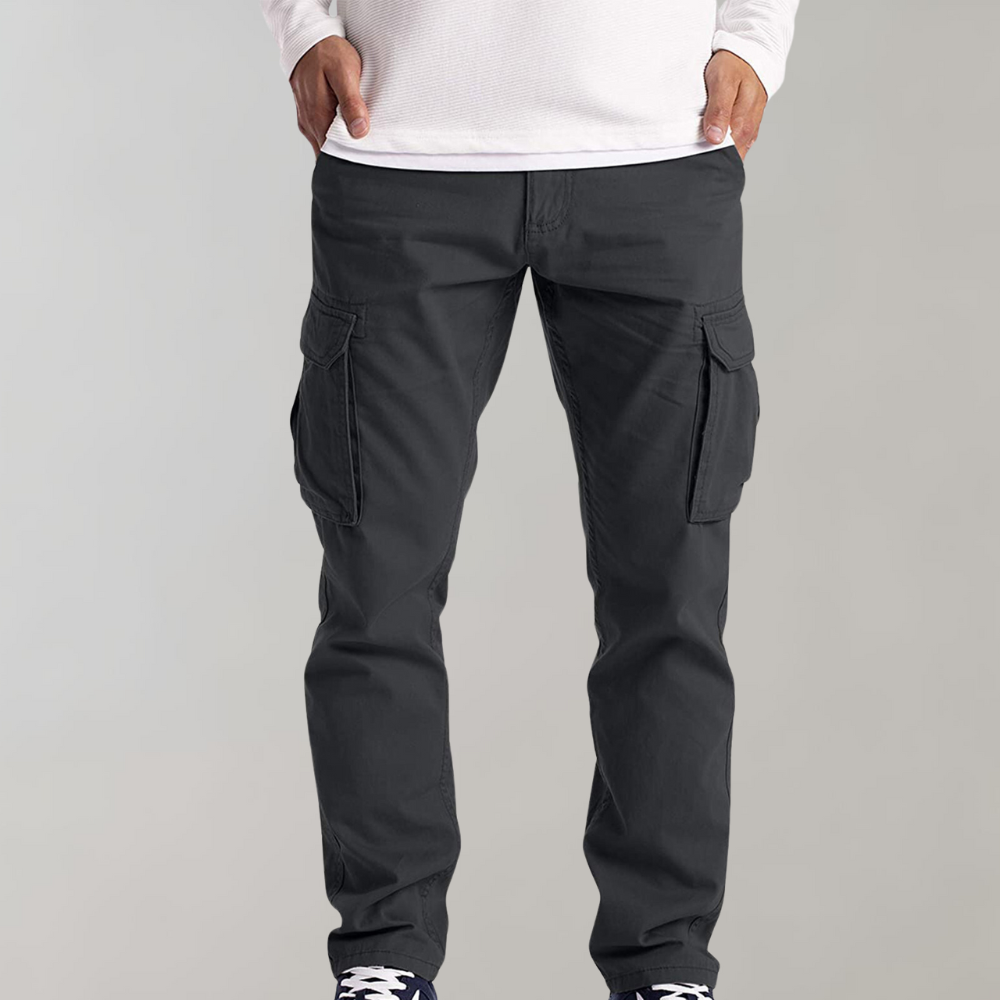 Francis Pantalon Cargo Homme Coupe Décontractée avec Multiples Poches & Coutures Renforcées, vue 4
