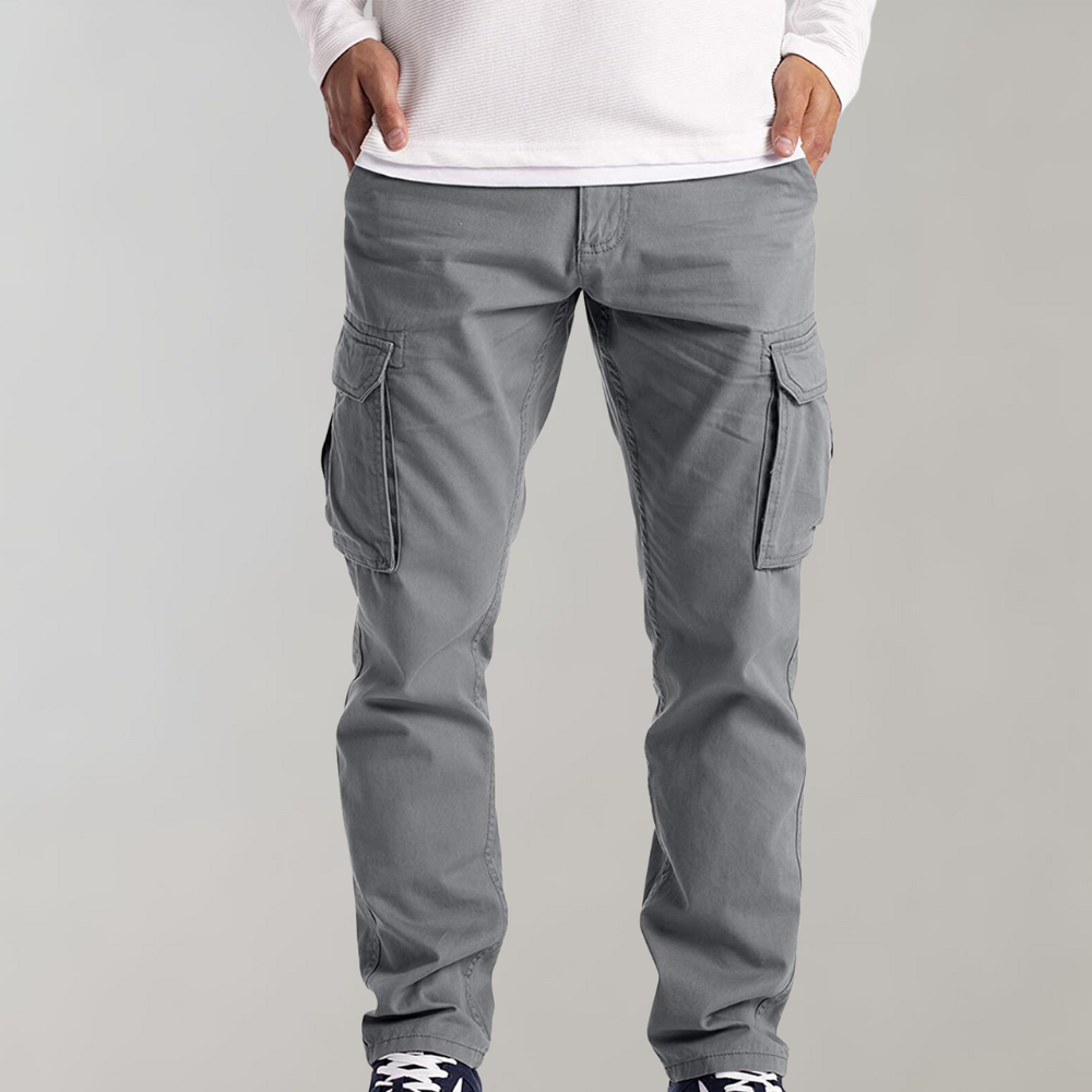 Francis Pantalon Cargo Homme Coupe Décontractée avec Multiples Poches & Coutures Renforcées, vue 6