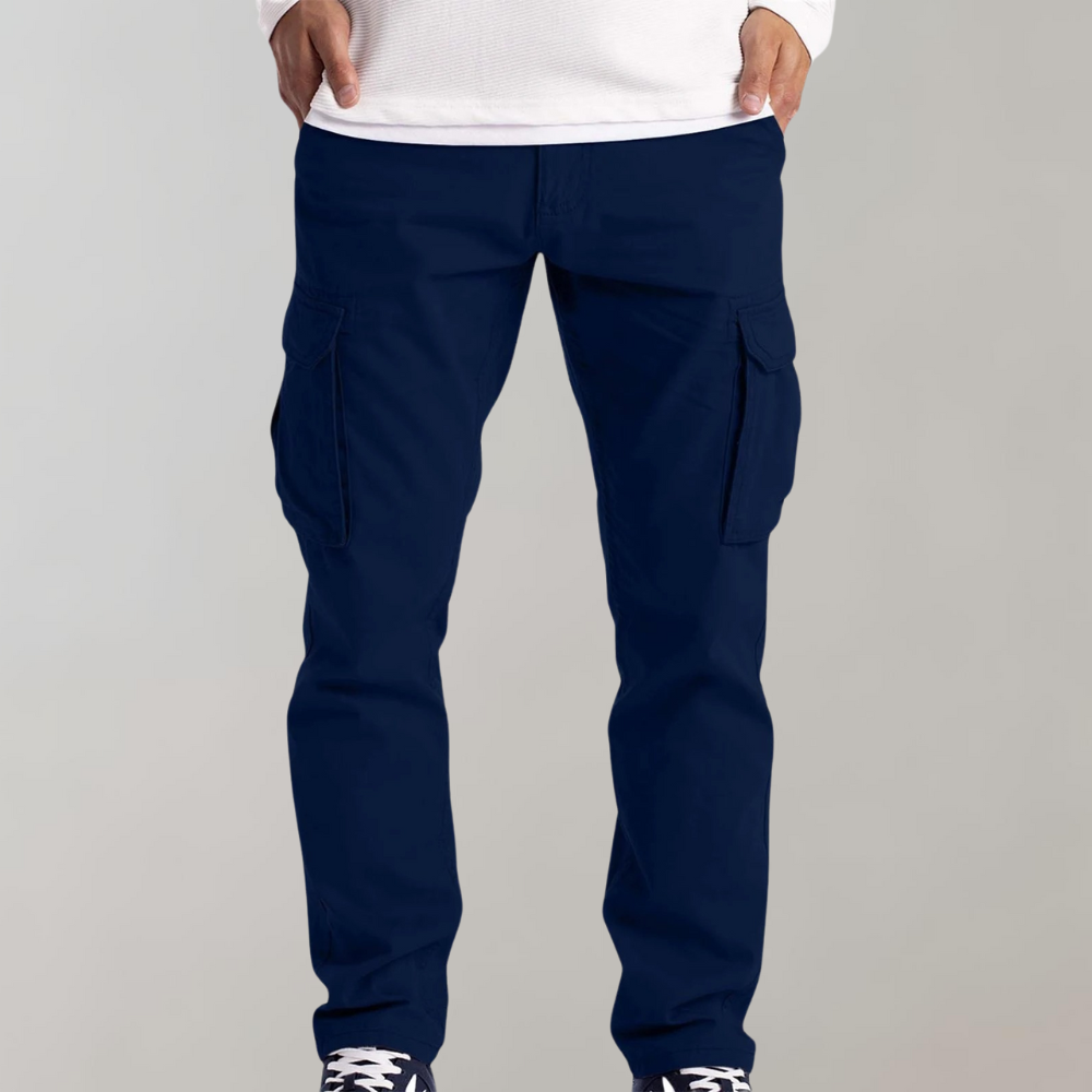 Francis Pantalon Cargo Homme Coupe Décontractée avec Multiples Poches & Coutures Renforcées, vue 3