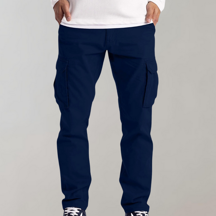 Francis Pantalon Cargo Homme Coupe Décontractée avec Multiples Poches & Coutures Renforcées, vue 3