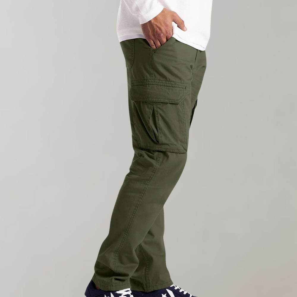 Francis Pantalon Cargo Homme Coupe Décontractée avec Multiples Poches & Coutures Renforcées, vue 7