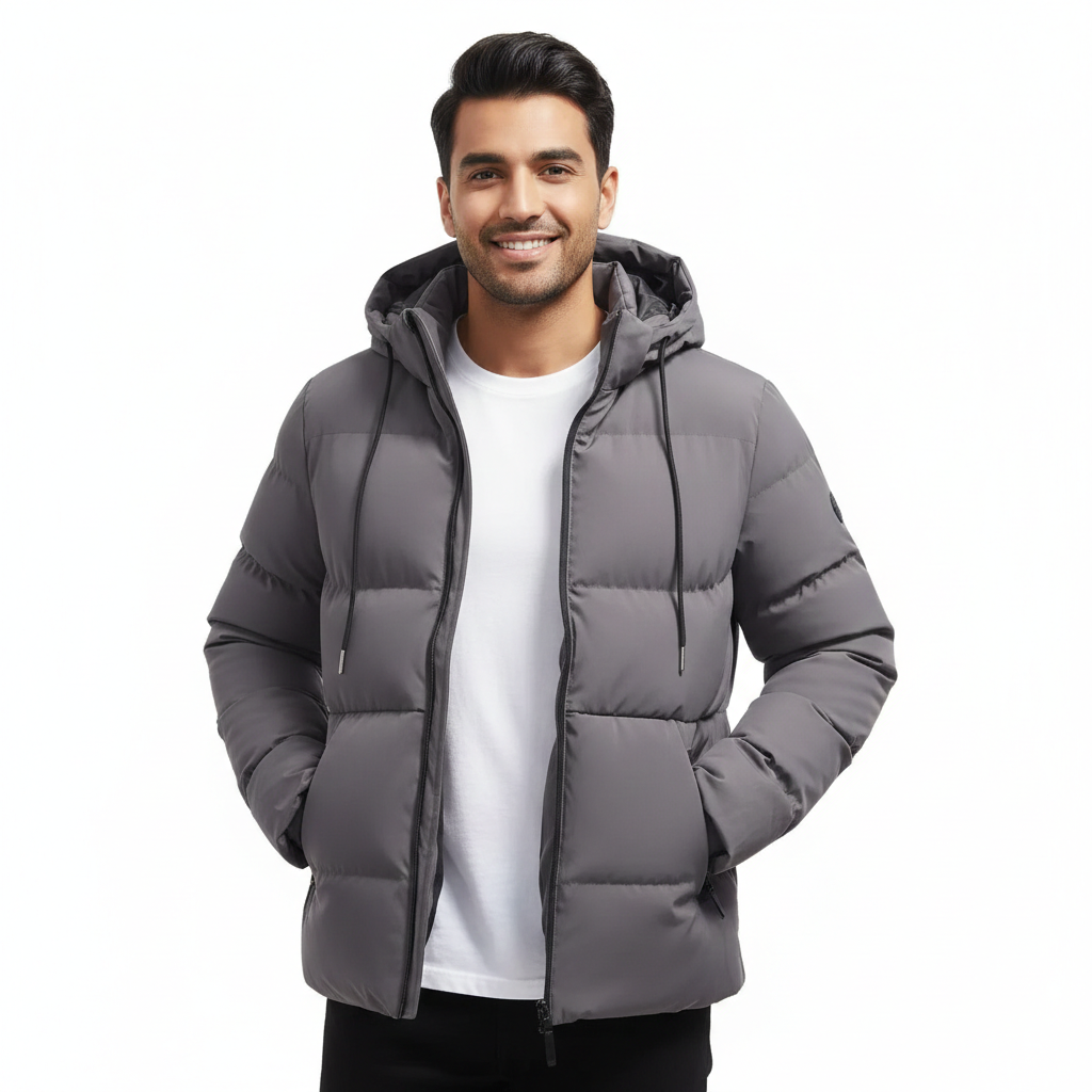 Olie Parka d’Hiver Homme Imperméable Puffer Matelassé, Capuche & Chaleur Maximale, vue 3