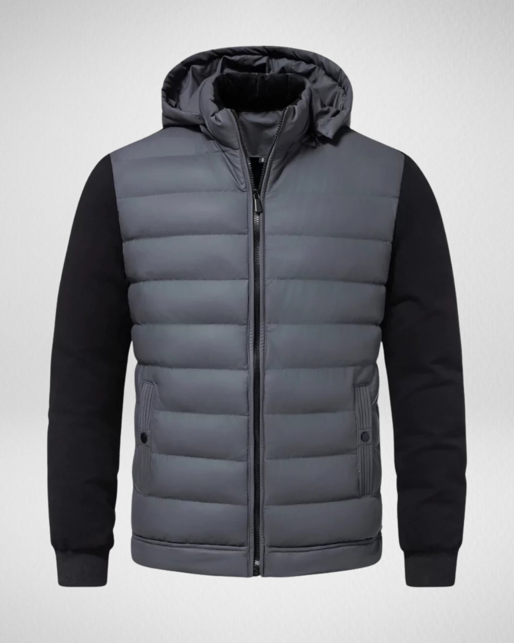 Benjamin Veste Matelassée Homme Manteau Léger Matelassé pour l’Automne & l’Hiver avec Fermeture Éclair & Poches, vue 3