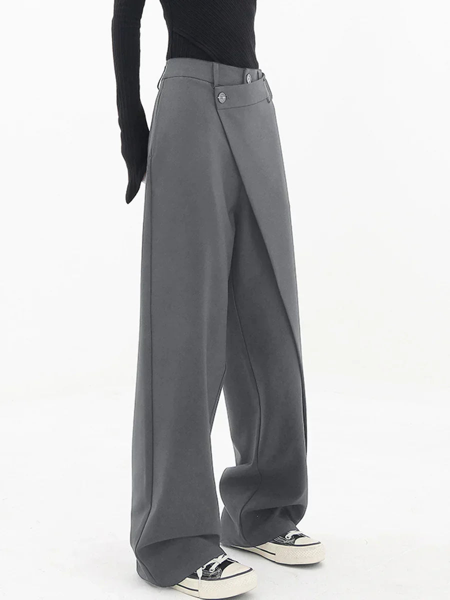Emma Pantalon Ample Femme Pantalon Large Confortable & Respirant pour un Look Décontracté et Stylé, vue 9