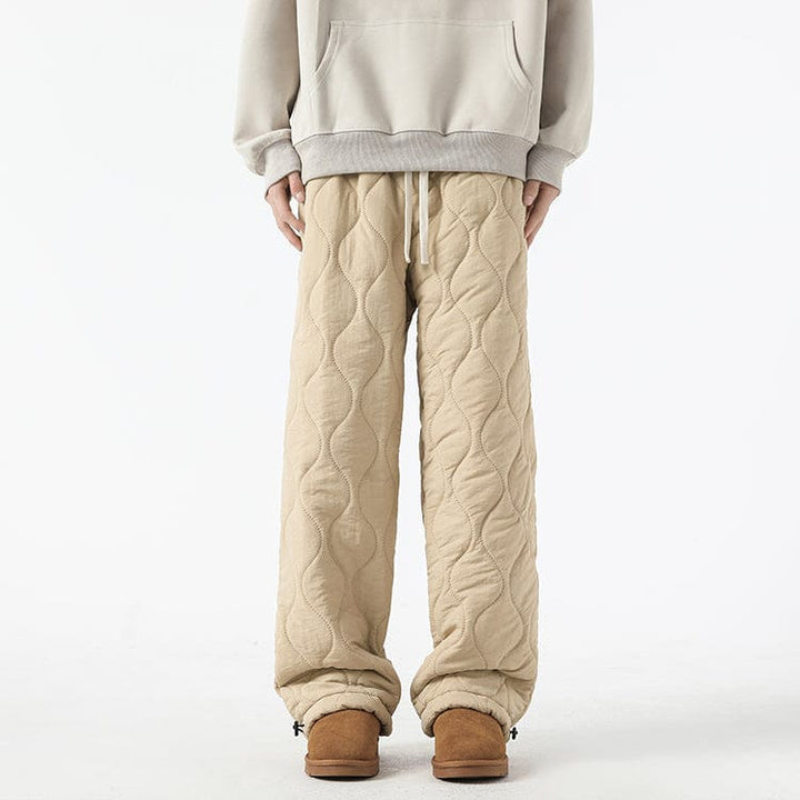 Logan Pantalon Hiver Matelassé Homme Pantalon Chaud Doublé Polaire avec Coupe Ample & Taille Élastique, vue 22