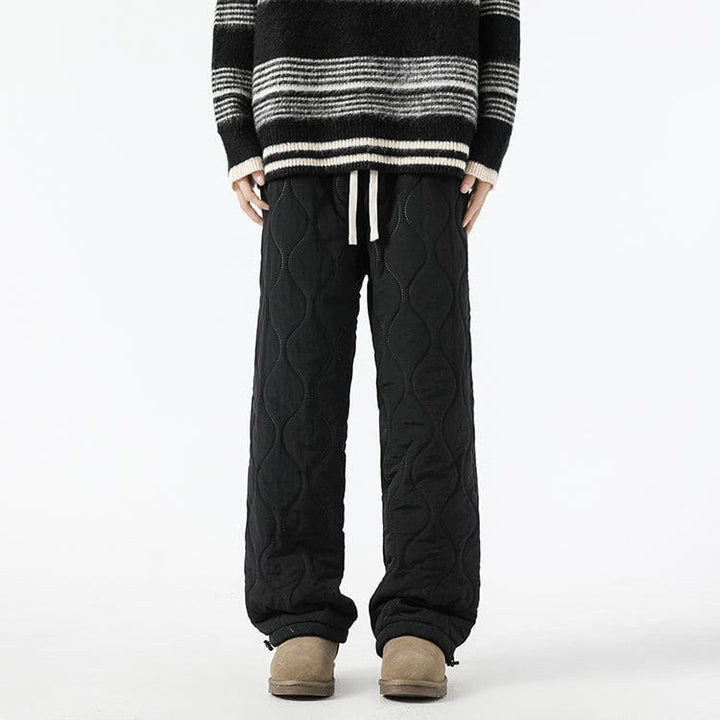 Logan Pantalon Hiver Matelassé Homme Pantalon Chaud Doublé Polaire avec Coupe Ample & Taille Élastique, vue 21