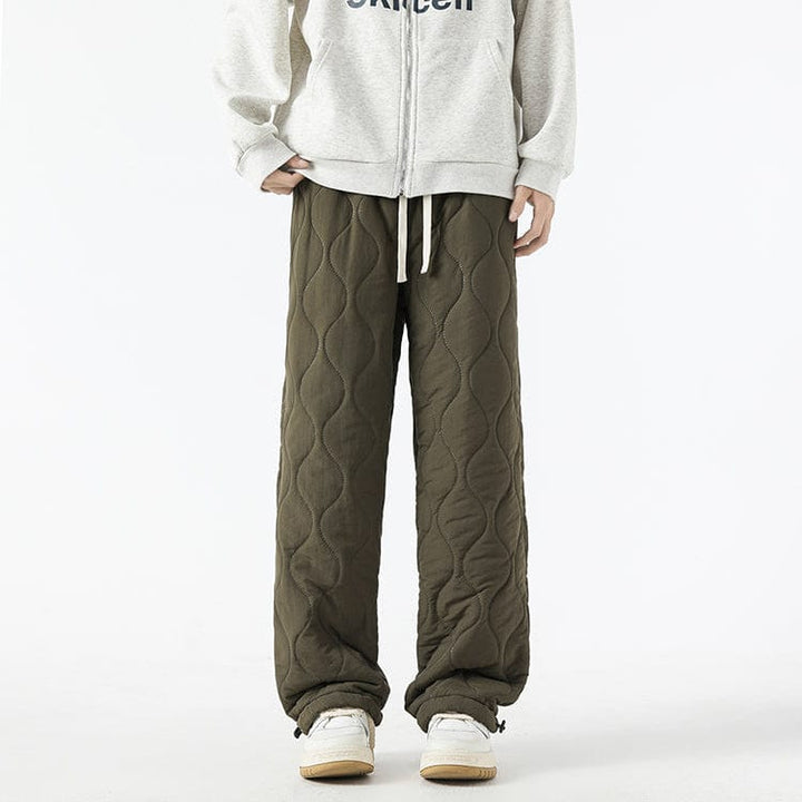 Logan Pantalon Hiver Matelassé Homme Pantalon Chaud Doublé Polaire avec Coupe Ample & Taille Élastique, vue 24