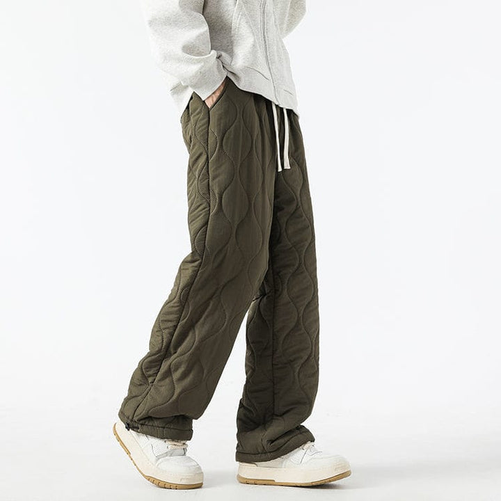 Logan Pantalon Hiver Matelassé Homme Pantalon Chaud Doublé Polaire avec Coupe Ample & Taille Élastique, vue 19