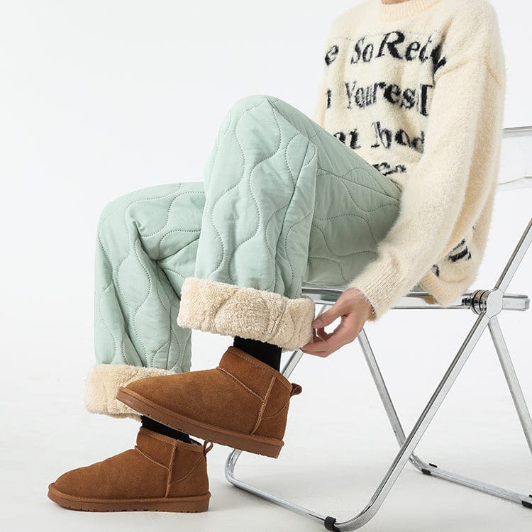 Logan Pantalon Hiver Matelassé Homme Pantalon Chaud Doublé Polaire avec Coupe Ample & Taille Élastique, vue 13