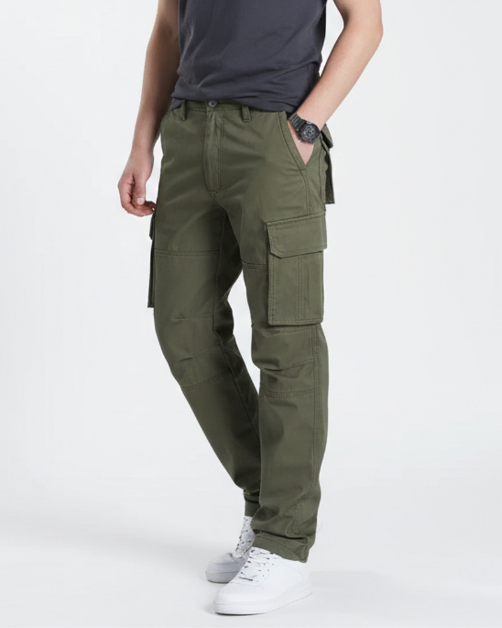 Lucas Pantalon Outdoor Homme Pantalon Résistant Coupe Droite avec Poches Fonctionnelles, vue 3