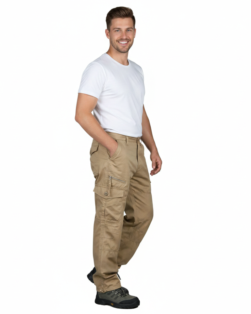 Onze Pantalon Casual Homme Coupe Relax Confortable avec Poches Pratiques & Tissu Léger, vue 2