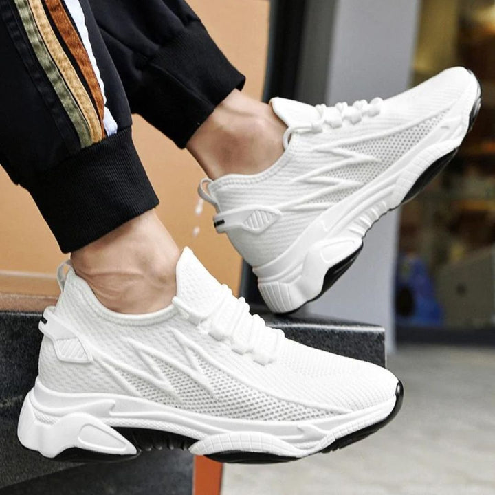 Jaxon Baskets Homme Sneakers Rehaussantes avec Design Respirant & Structure Ultra-Légère, vue 3