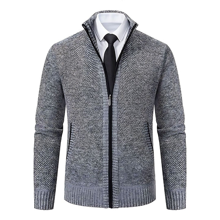 Adrian Pull Homme Tricot Noir à Fermeture Zip, Élégant & Confortable pour Toutes Occasions, vue 10