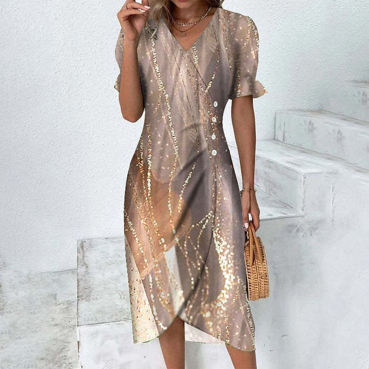 Raunama Fleurie Midi Robe d’été – Rachelle