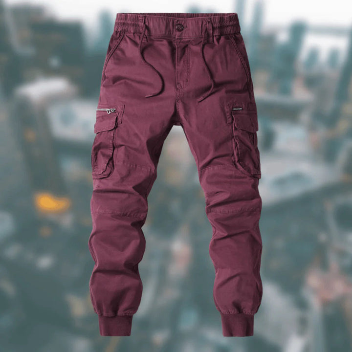 Troy Pantalon Cargo Homme Confort Décontracté avec Poches Multiples & Taille Ajustable, vue 7