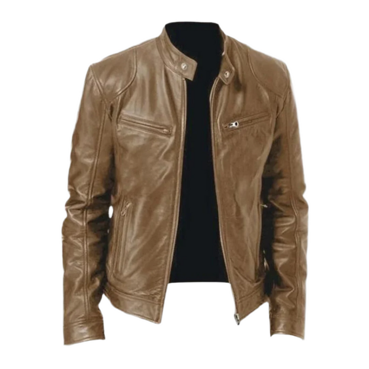 David Homme Veste en Cuir Blouson Élégant & Durable au Style Moderne et Confortable, vue 3