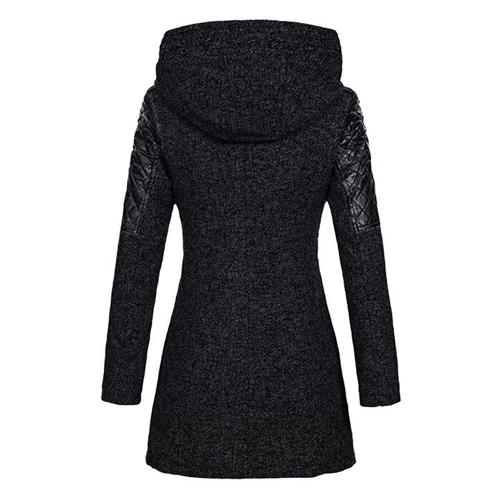 Jhey Manteau Long d’Hiver Femme Design Chaud à Capuche avec Coupe Élégante pour Froid, vue 9