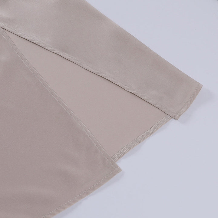 Riria de soirée maxi à décolleté croisé pour Femme – Andromeda