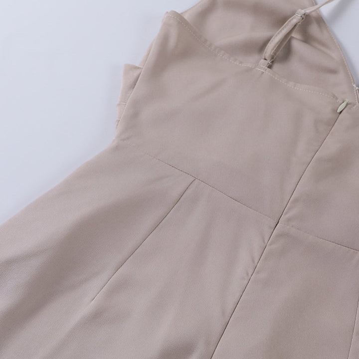 Riria de soirée maxi à décolleté croisé pour Femme – Andromeda