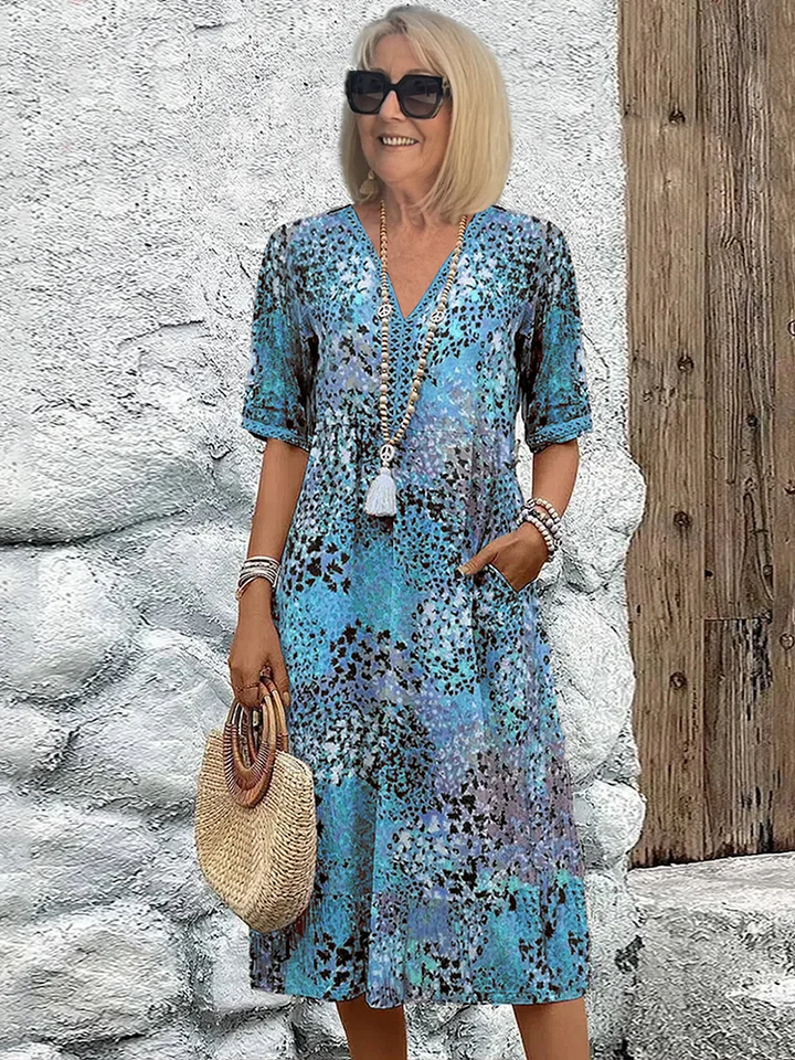 Ainama Boheme Midi Robe d’été – Marcia
