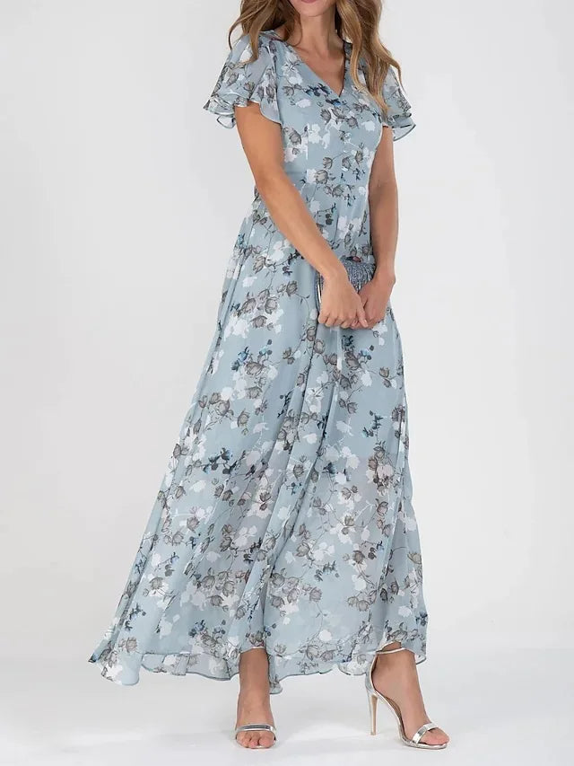 Oarrama Fleurie Maxi Robe d’été – Magdalena