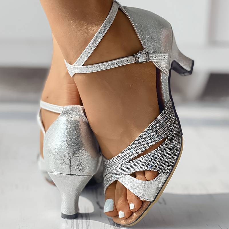 Rooraexa | Sandales élégantes à paillettes