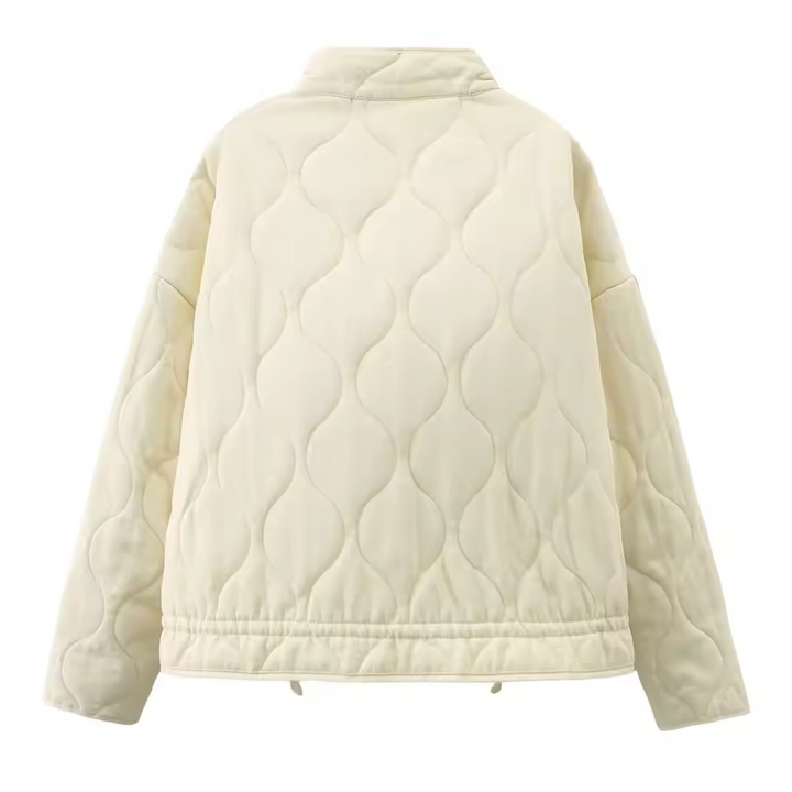 Hershey Veste Matelassée Femme Chaude et Légère avec Zip Avant & Taille Ajustable, vue 2