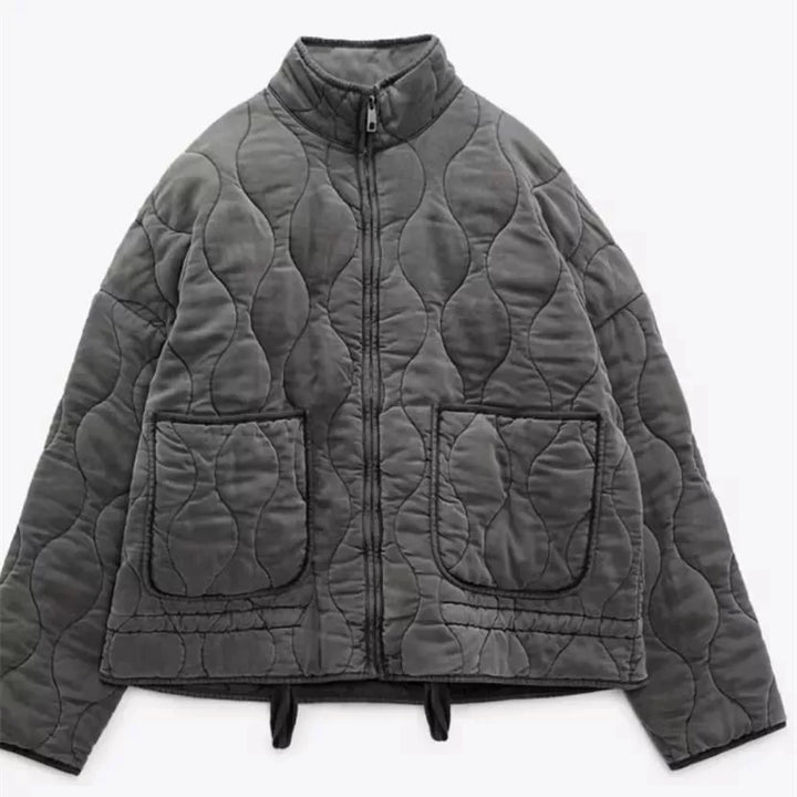 Hershey Veste Matelassée Femme Chaude et Légère avec Zip Avant & Taille Ajustable, vue 7